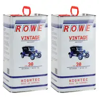 10L 10 Liter ROWE Motoröl Öl VINTAGE Unlegiert SAE 30 Oldtimer Einbereichsöl