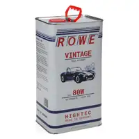 5L 5 Liter ROWE HIGHTEC VINTAGE SAE 80W Oldtimer Getriebeöl Schaltgetriebeöl API GL-1/2/3