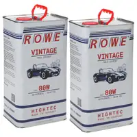 10L 10 Liter ROWE HIGHTEC VINTAGE SAE 80W Oldtimer Schaltgetriebeöl API GL-1/2/3