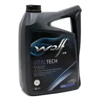 5L 5 Liter WOLF VITALTECH 5W40 Motoröl Öl BMW LL-01 PSA B71 2296 VW 502/505.00