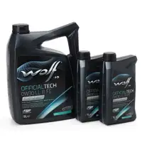 7L 7 Liter WOLF OFFICIALTECH 0W30 LL III FE Motoröl Öl BMW LL-04 MB 229.51 VW 504/507.00