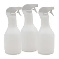 3x 1L Sprühflasche Pumpzerstäuber Pumpsprühflasche WEISS mit Sprühkopf UNBEFÜLLT