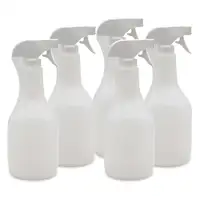 5x 1L Sprühflasche Pumpzerstäuber Pumpsprühflasche WEISS mit Sprühkopf UNBEFÜLLT