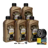 5L TOTAL QUARTZ 9000 ENERGY 5W-40 Motoröl + BOSCH Ölfilter DACIA NISSAN OPEL RENAULT