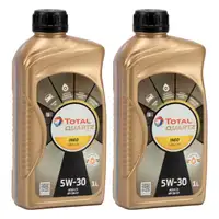 2L 2 Liter TOTAL QUARTZ INEO LONGLIFE 5W30 Motoröl Öl VW 504/507.00 MB 229.51