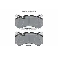 TEXTAR 2445503 Bremsbeläge MERCEDES W205 C218 W212 W213 X/C253 W222 63AMG GT vorne