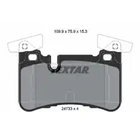 TEXTAR 2473301 Bremsbeläge MERCEDES-BENZ W204 S204 C204 C218 X218 W212 S212 63AMG hinten