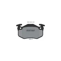 TEXTAR Bremsscheiben + Bremsbeläge RENAULT Twingo 1 bis 09.1998 vorne