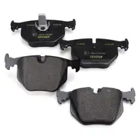 TEXTAR Bremsscheiben + Bremsbeläge + Warnkontaktsensor BMW X3 E83 2.0-30i 2.0-35d hinten