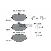 TEXTAR 2272301 Bremsbeläge Bremsklötze MERCEDES G-Klasse W463 GLE V167 C167 GLS X167 vorne