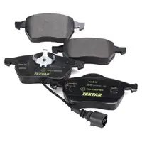 TEXTAR Bremsscheiben + Bremsbeläge + Wako VW Golf 4 Bora AUDI A3 8L1 vorne