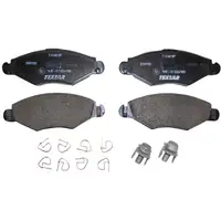 TEXTAR Bremsscheiben + Beläge PEUGEOT 206 / SW 206+ 1.1 1.4i 1.4 HDi vorne