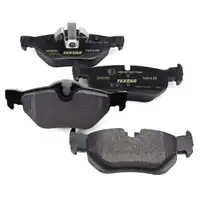 HIRSCHER Bremsscheiben + TEXTAR Bremsbeläge + Sensor BMW E81 E87 E90-93 ab 03.2010 hinten