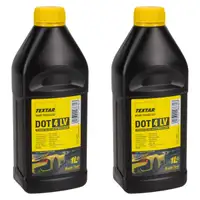 2L 2 Liter TEXTAR 95006200 Bremsflüssigkeit Brake Fluid DOT 4 LV ISO 4925 FMVSS 116