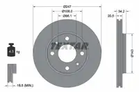 TEXTAR Bremsscheiben + Beläge + Wako PEUGEOT 205 309 I II 1.6 1.9 GTI 1.8/1.9 D vorne