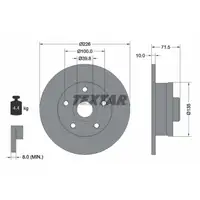 TEXTAR 92057200 Bremsscheiben Satz VW Golf 3 2.0 / GTI 16V 2.8/2.9 VR6 1.9 TDI hinten