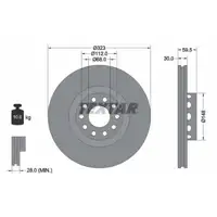 TEXTAR 92098305 Bremsscheiben Satz AUDI S6 Plus C4 A8 S8 4D 4E VW Phaeton vorne