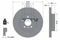 TEXTAR Bremsscheiben Ø 325mm + Beläge + Wako BMW X3 E83 bis 08.2010 vorne