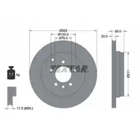 TEXTAR 92147603 Bremsscheiben Satz LAND ROVER Discovery 3 4 Range Rover Sport 1 hinten