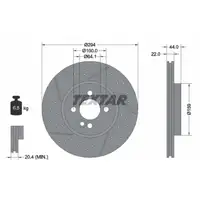 TEXTAR 92196703 Bremsscheiben Satz MINI R56 R55 R57 R58 Cooper S vorne 34116777826