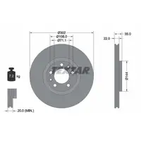 TEXTAR 92197103 Bremsscheiben Satz CITROEN C6 (TD_) 3.0 V6 2.2/2.7/3.0 HDi hinten