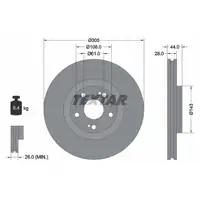 TEXTAR 92112300 Bremsscheiben Satz RENAULT Avantime (DE0_) Espace 3 (JE0_) vorne