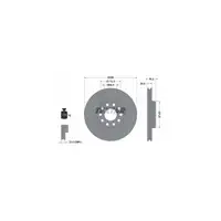 TEXTAR Bremsscheiben + Beläge + Wako VW Passat B5 SKODA Superb 1 PR-1ZC vorne