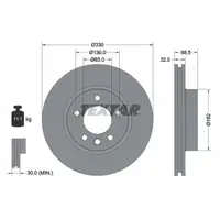 TEXTAR Bremsscheiben Satz PORSCHE Cayenne (9PA) PR-1LK VW Touareg (7L 7P) PR-1LC/1LE vorne