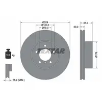 TEXTAR 92122805 Bremsscheiben Satz BMW 7er E65 E66 E67 730i 735i 730d vorne