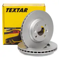 TEXTAR 92255203 Bremsscheiben Satz SMART ForFour (453) RENAULT Clio 4 5 Twingo 3 vorne