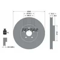 TEXTAR 92282305 Bremsscheiben Satz FORD Focus 2 MK2 2.5 RS / 500 305/350 PS vorne 1569253