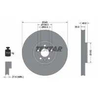 TEXTAR 92289805 Bremsscheiben Satz VOLVO S60 III S90 II V60 II V90 II XC40 XC60 II vorne