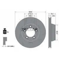 TEXTAR Bremsscheiben Satz PORSCHE Panamera (970) 3.0 / S / D 3.6 4.8 / S (971) hinten