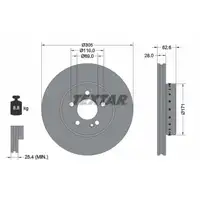 TEXTAR 92343625 Bremsscheiben Satz MERCEDES W205 W213 ohne Sportbremse vorne 0004212512