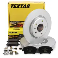 TEXTAR Bremsscheiben + Bremsbeläge AUDI A4 (B8) A5 (8T 8F) Q5 (8RB) PR-1KW/2EH hinten