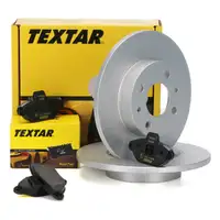 TEXTAR Bremsscheiben + Beläge FIAT Panda 169 Punto 176 188 Seicento vorne