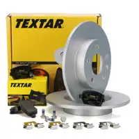 TEXTAR Bremsscheiben + Beläge OPEL Astra G H Corsa C Meriva A Zafira A B hinten