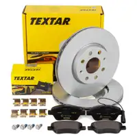 TEXTAR Bremsscheiben + Beläge + Wako FIAT Grande / Punto (199_) 1.2 1.4 1.3 D vorne