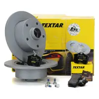 TEXTAR Bremsscheiben + Bremsbeläge AUDI A4 (B5) ab Fgst.-Nr. hinten