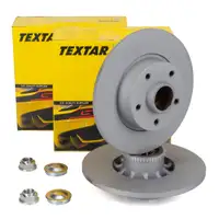 TEXTAR 92268903 Bremsscheiben + Radlager Satz FIAT MITSUBISHI NISSAN OPEL RENAULT hinten