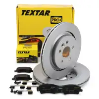 TEXTAR Bremsscheiben + Bremsbeläge VOLVO S60 II S80 II V60 I V70 III XC70 II hinten