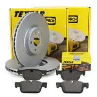 TEXTAR Bremsscheiben + Bremsbeläge VOLVO S60 III S90 II V60 II V90 II XC60 II 17" vorne