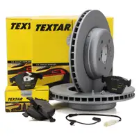 TEXTAR Bremsscheiben + Beläge + Wako BMW 5er E60 E61 535-550i 6er E63 E64 630/640i vorne