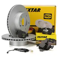 TEXTAR Bremsscheiben + Beläge + Wako BMW 3er E90 316-320i 318d ab 03.2010 vorne