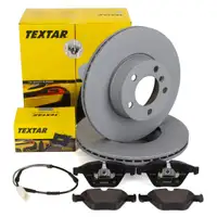 TEXTAR Bremsscheiben + Beläge + Sensor BMW 3er E90 E91 E92 E93 ab 03.2010 vorne