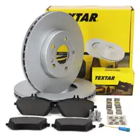 TEXTAR Bremsscheiben + Beläge + Sensor MERCEDES W/V177 W247 C/A218 ohne Sportpaket vorne