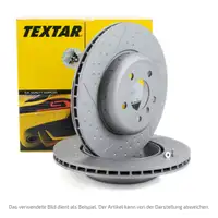 TEXTAR 92231203 Bremsscheiben Satz BMW 3er E90 E91 E92 E93 mit Performance Bremse hinten