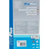 PROPLUS 530109RE Kanister Benzinkanister Reservekanister Jerrycan 20L 20 Liter Rot