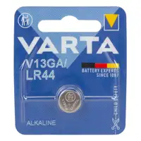 10x VARTA 1,5V VG13GA LR44 Knopfzelle Knopfbatterie Batterie (MHD 03.2027)