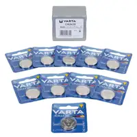 10x VARTA Lithium 3V CR2430 Knopfzelle Knopfbatterie Batterie (MHD 11.2033)